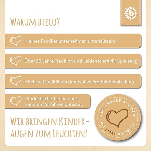 Bieco Plüsch Schaukeltier REH, 60 cm | Kinder Schaukelstuhl mit Sicherheitsgurt | Baby Schaukel | Kleinkind |Schaukelwippe ab 9 Monate | Schaukelpferd Holz - Kaedas