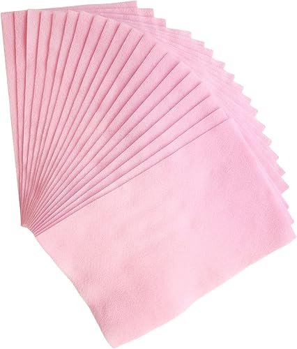 Jtnohx Filzstoff, Weiche Farbig Filz zum Basteln, 1,4mm dick Bastelfilz, 20x30cm Filzplatten für Heimwerker und Nähprojekte (Weiß) - Kaedas