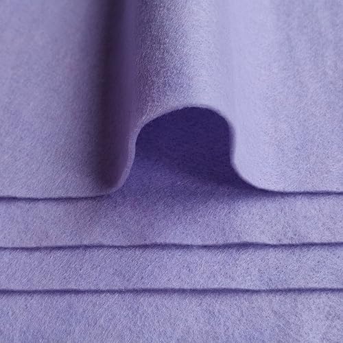 Jtnohx Filzstoff, Weiche Farbig Filz zum Basteln, 1,4mm dick Bastelfilz, 20x30cm Filzplatten für Heimwerker und Nähprojekte (Weiß) - Kaedas
