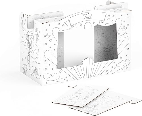 FOLDZILLA Puppentheater 0,75 x 0,70 x 1,25 m aus Pappe Theater Karton - Kasperletheater Märchen - Kaedas