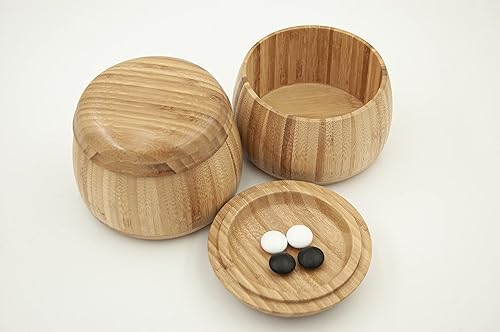 Hebsacker Verlag - Go-Set Bambus Deluxe (mit Yunzi-Steinen) - Kaedas