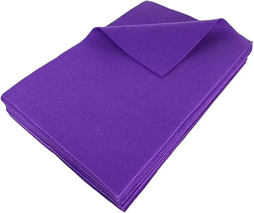 Jtnohx Filzstoff, Weiche Farbig Filz zum Basteln, 1,4mm dick Bastelfilz, 20x30cm Filzplatten für Heimwerker und Nähprojekte (Weiß) - Kaedas