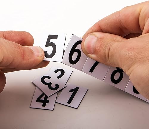 Magnetzahlen Set - 240 Zeichen (magnets4you) | große magnetische Zahlen, inkl. Sonderzeichen | für Schule, Whiteboard, Magnettafel - Kaedas