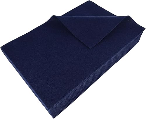 Jtnohx Filzstoff, Weiche Farbig Filz zum Basteln, 1,4mm dick Bastelfilz, 20x30cm Filzplatten für Heimwerker und Nähprojekte (Weiß) - Kaedas