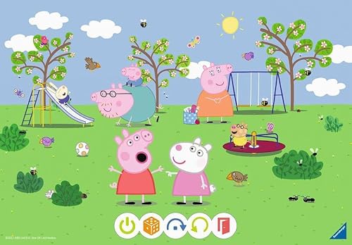 Ravensburger tiptoi Puzzle 00163 Puzzle für kleine Entdecker: Peppa Pig, Kinderpuzzle für Kinder ab 4 Jahren, für 1 Spieler - Kaedas