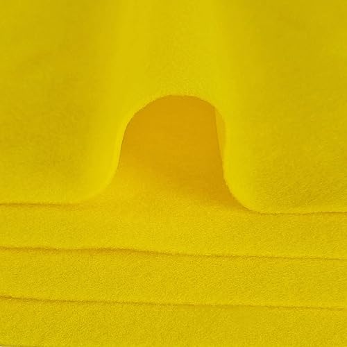 Jtnohx Filzstoff, Weiche Farbig Filz zum Basteln, 1,4mm dick Bastelfilz, 20x30cm Filzplatten für Heimwerker und Nähprojekte (Weiß) - Kaedas