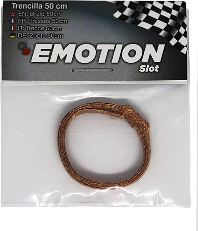 EMOTION Slot Slot Car Braids 50 cm - HO 1:32/24 Zöpfe für Slot-Car-Rennbahn - Kaedas