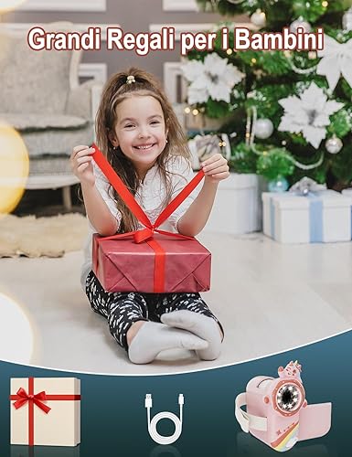 Mini Mikroskop für Kinder, OUTACT Taschenmikroskop, Microscope mit 8 LEDs, 1000X Digitalmikroskop mit 600mAh Akku, 2 Megapixel, tragbare USB-Mikroskopkamera, Kinder Mikroskop mit Foto und Video - Kaedas