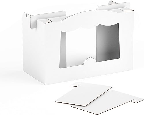 FOLDZILLA Puppentheater 0,75 x 0,70 x 1,25 m aus Pappe Theater Karton - Kasperletheater Märchen - Kaedas