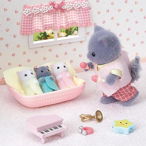 Sylvanian Families L5458 Perserkatzen Drillinge - Figuren für Puppenhaus - Kaedas