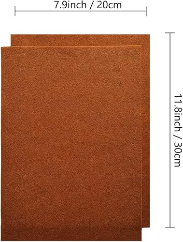 Jtnohx Filzstoff, Weiche Farbig Filz zum Basteln, 1,4mm dick Bastelfilz, 20x30cm Filzplatten für Heimwerker und Nähprojekte (Weiß) - Kaedas