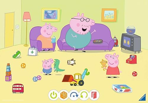 Ravensburger tiptoi Puzzle 00163 Puzzle für kleine Entdecker: Peppa Pig, Kinderpuzzle für Kinder ab 4 Jahren, für 1 Spieler - Kaedas