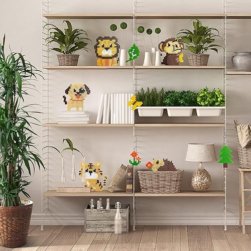 Homgaty 5000 Bügelperlen Vehicles Set, Steckperlen 5 mm Perlen mit Steckplatte, 18 Muster, Bügelpapier, Anhänger und Zubehör zum Basteln Handwerk für Kinder Geschenk (Vehicles, 5mm) - Kaedas