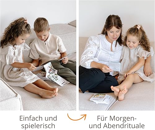 MINITALES 48 Affirmationskarten Kinder | Ich bin gut, wie Ich bin | Selbstbewusstsein stärken, Achtsamkeit & Resilienz | Gefühlskarten für Kinder & Selbstliebe Karten | Mutmachkarten - Kaedas