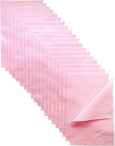 Jtnohx Filzstoff, Weiche Farbig Filz zum Basteln, 1,4mm dick Bastelfilz, 20x30cm Filzplatten für Heimwerker und Nähprojekte (Weiß) - Kaedas