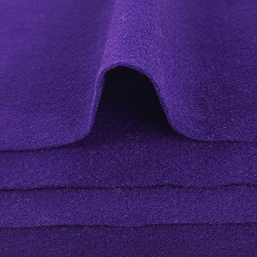 Jtnohx Filzstoff, Weiche Farbig Filz zum Basteln, 1,4mm dick Bastelfilz, 20x30cm Filzplatten für Heimwerker und Nähprojekte (Weiß) - Kaedas