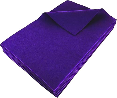 Jtnohx Filzstoff, Weiche Farbig Filz zum Basteln, 1,4mm dick Bastelfilz, 20x30cm Filzplatten für Heimwerker und Nähprojekte (Weiß) - Kaedas