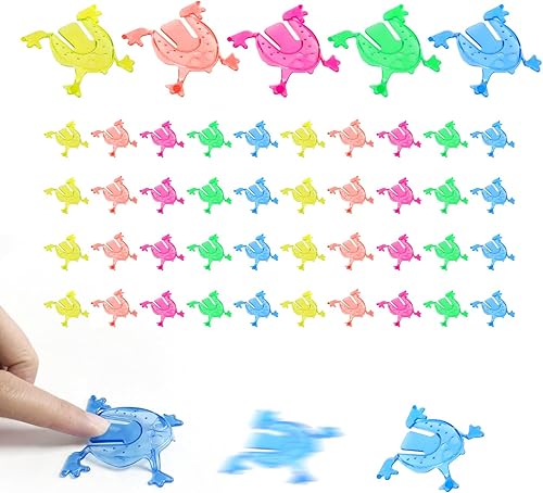 40 Stück Hüpfendes Froschspielzeug, Springspielzeug, Mini-Froschspielzeug, Eltern-Kind-Spielzeug, Partyspiel-Requisiten Für Kinder (Zufällige Farben) - Kaedas