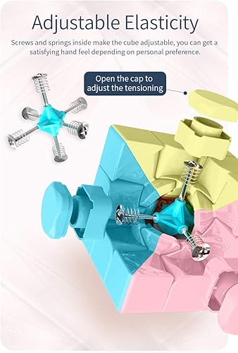 FunnyGoo MoYu Cuing Klassenzimmer Mofangjiaoshi MFJS Meilong Macaron Serie 3x3 Pyraminx, Pyramid Puzzle Würfel Pyramix Triangle Magic Cube - Kaedas