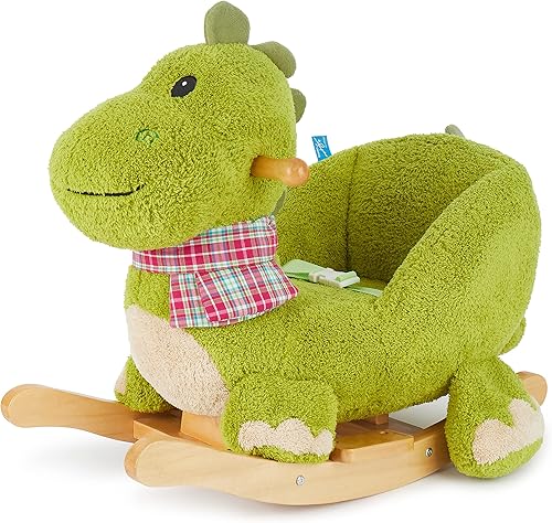 Bieco Plüsch Schaukeltier REH, 60 cm | Kinder Schaukelstuhl mit Sicherheitsgurt | Baby Schaukel | Kleinkind |Schaukelwippe ab 9 Monate | Schaukelpferd Holz - Kaedas