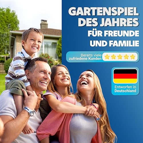 Blaustein Offizielles Cornhole Spiel Outdoor - 11-Teiliges Set nach Amerikanischer Tradition - Outdoor Spiele - Wurfspiele für Draußen - Gartenspiele - Kaedas