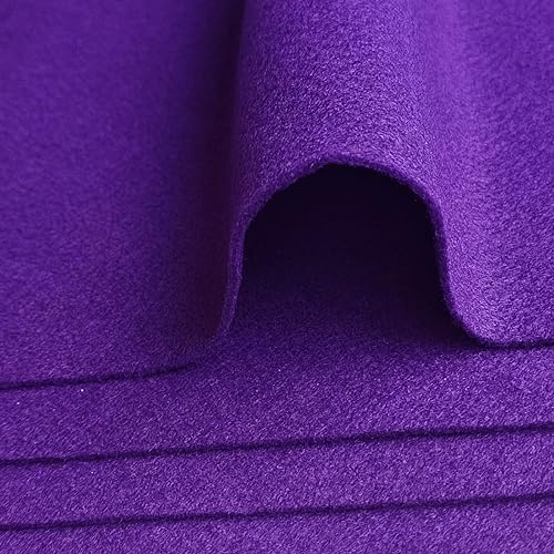 Jtnohx Filzstoff, Weiche Farbig Filz zum Basteln, 1,4mm dick Bastelfilz, 20x30cm Filzplatten für Heimwerker und Nähprojekte (Weiß) - Kaedas