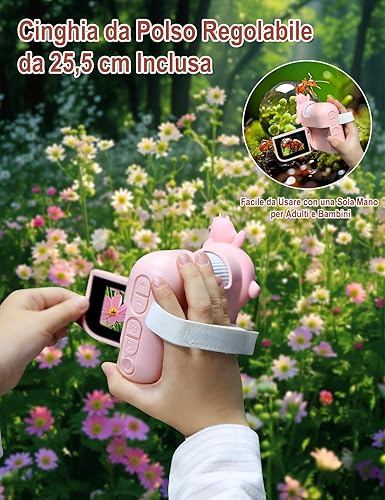 Mini Mikroskop für Kinder, OUTACT Taschenmikroskop, Microscope mit 8 LEDs, 1000X Digitalmikroskop mit 600mAh Akku, 2 Megapixel, tragbare USB-Mikroskopkamera, Kinder Mikroskop mit Foto und Video - Kaedas