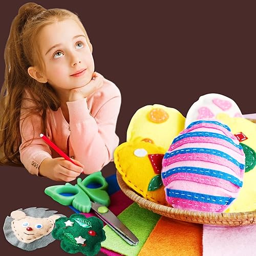 Jtnohx Filzstoff, Weiche Farbig Filz zum Basteln, 1,4mm dick Bastelfilz, 20x30cm Filzplatten für Heimwerker und Nähprojekte (Weiß) - Kaedas