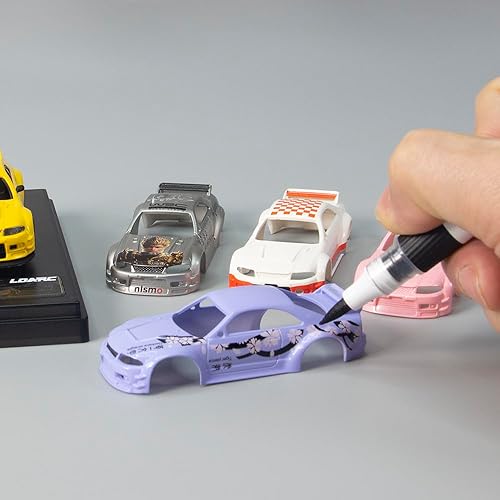 LDARC Mini RC Crawler 1:43 4WD All Terrain RC Rock Truck Ideal Für Raupenfahrzeug-Enthusiasten 2.4Ghz Maßstab Ferngesteuertes Auto Modell Kommt Mit DIY Weißer Karosserie (Wüstengelb) - Kaedas