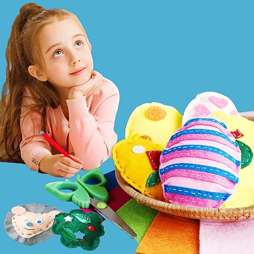 Jtnohx Filzstoff, Weiche Farbig Filz zum Basteln, 1,4mm dick Bastelfilz, 20x30cm Filzplatten für Heimwerker und Nähprojekte (Weiß) - Kaedas