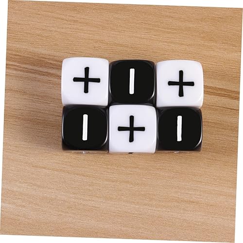 VICASKY 36 STK Großes Würfelspielzeug Sechsseitige Würfel Runde Eckwürfel Spielbrettwürfel Minus-pluszeichen-würfel Acryl Spielzeug Würfelspielzeug Für Kinder - Kaedas