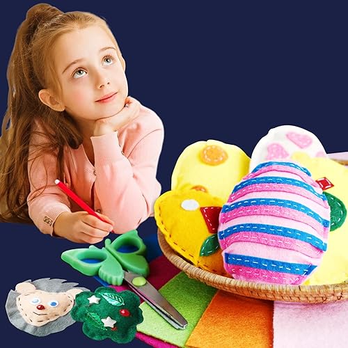 Jtnohx Filzstoff, Weiche Farbig Filz zum Basteln, 1,4mm dick Bastelfilz, 20x30cm Filzplatten für Heimwerker und Nähprojekte (Weiß) - Kaedas