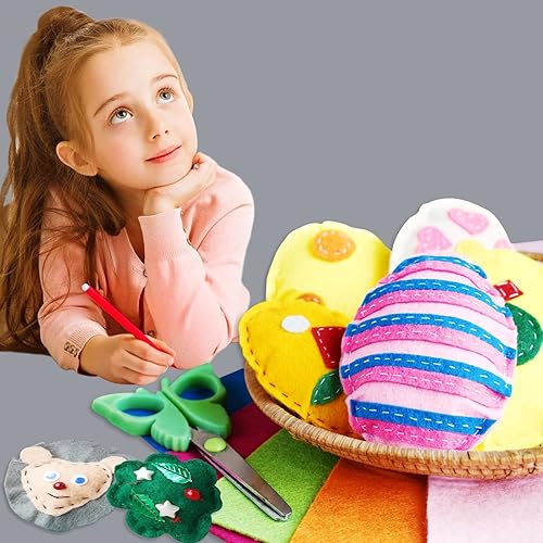 Jtnohx Filzstoff, Weiche Farbig Filz zum Basteln, 1,4mm dick Bastelfilz, 20x30cm Filzplatten für Heimwerker und Nähprojekte (Weiß) - Kaedas