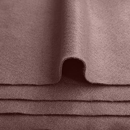 Jtnohx Filzstoff, Weiche Farbig Filz zum Basteln, 1,4mm dick Bastelfilz, 20x30cm Filzplatten für Heimwerker und Nähprojekte (Weiß) - Kaedas