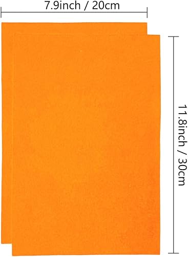 Jtnohx Filzstoff, Weiche Farbig Filz zum Basteln, 1,4mm dick Bastelfilz, 20x30cm Filzplatten für Heimwerker und Nähprojekte (Weiß) - Kaedas