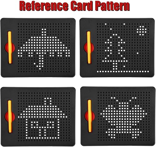 Wondora 2 Stück Magnetische Zeichentafel Magnetisches Zeichenbrett für Kinder Magnettafel Kinder Toys Travelling Magnet Zeichentafel, Educational Activities for Children Aged 3+ - Kaedas