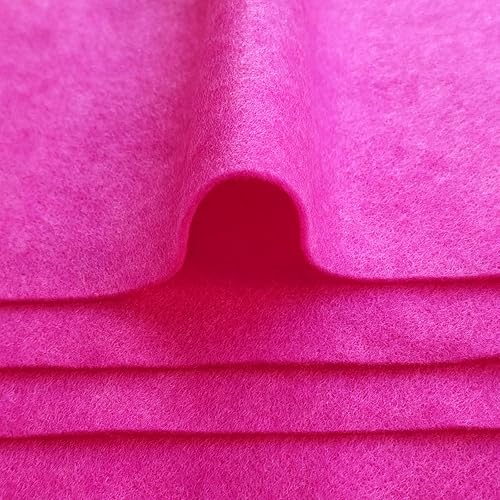 Jtnohx Filzstoff, Weiche Farbig Filz zum Basteln, 1,4mm dick Bastelfilz, 20x30cm Filzplatten für Heimwerker und Nähprojekte (Weiß) - Kaedas
