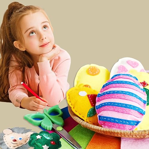 Jtnohx Filzstoff, Weiche Farbig Filz zum Basteln, 1,4mm dick Bastelfilz, 20x30cm Filzplatten für Heimwerker und Nähprojekte (Weiß) - Kaedas