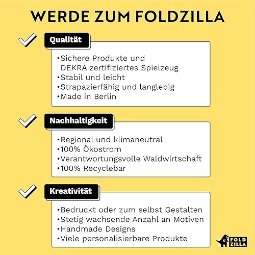 FOLDZILLA Puppentheater 0,75 x 0,70 x 1,25 m aus Pappe Theater Karton - Kasperletheater Märchen - Kaedas