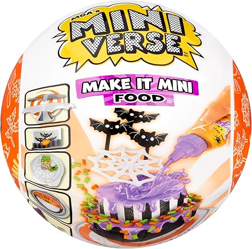 MGAs Miniverse Make It Mini Food Halloween Serie 2 - Beetlejuice Beetlejuice Mini Diner Sammlerstücke, Blindverpackung, DIY Nachbildung, Kunstharzspielzeug, für Sammler & Kinder ab 8, NICHT ESSBAR - Kaedas