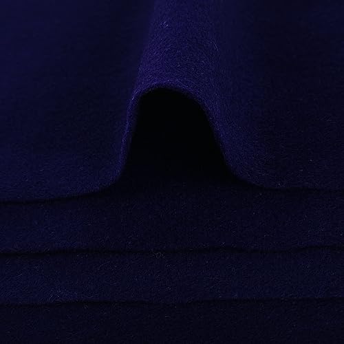 Jtnohx Filzstoff, Weiche Farbig Filz zum Basteln, 1,4mm dick Bastelfilz, 20x30cm Filzplatten für Heimwerker und Nähprojekte (Weiß) - Kaedas