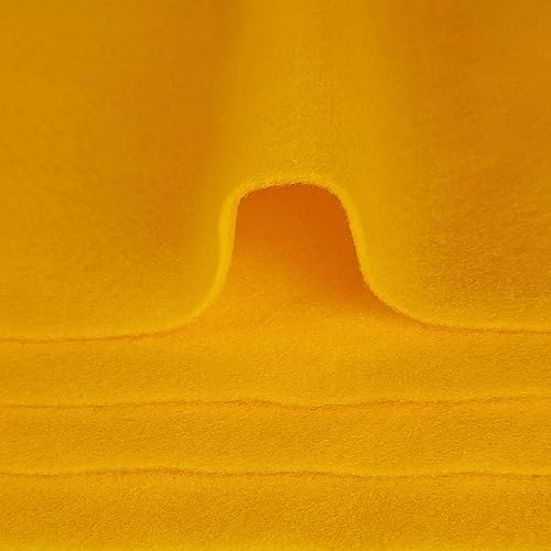 Jtnohx Filzstoff, Weiche Farbig Filz zum Basteln, 1,4mm dick Bastelfilz, 20x30cm Filzplatten für Heimwerker und Nähprojekte (Weiß) - Kaedas