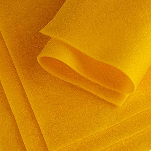 Jtnohx Filzstoff, Weiche Farbig Filz zum Basteln, 1,4mm dick Bastelfilz, 20x30cm Filzplatten für Heimwerker und Nähprojekte (Weiß) - Kaedas