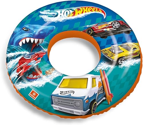 Mondo Toys - HOT WHEELS Swim Ring - Aufblasbarer Schwimmring - Schwimmring - ideal für Jungen / Mädchen - verwendbar im Schwimmbad / Meer - 16876 - Kaedas