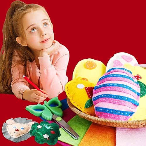 Jtnohx Filzstoff, Weiche Farbig Filz zum Basteln, 1,4mm dick Bastelfilz, 20x30cm Filzplatten für Heimwerker und Nähprojekte (Weiß) - Kaedas