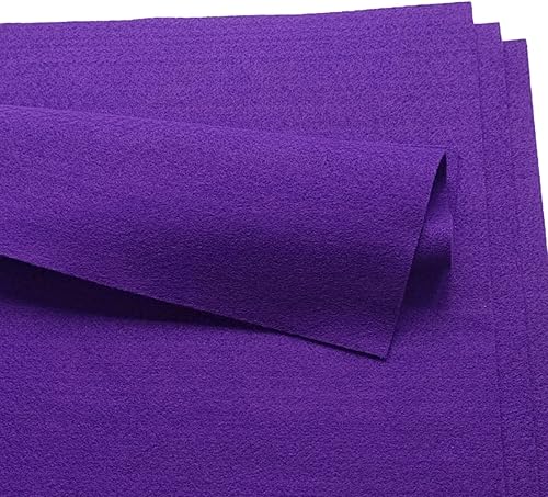 Jtnohx Filzstoff, Weiche Farbig Filz zum Basteln, 1,4mm dick Bastelfilz, 20x30cm Filzplatten für Heimwerker und Nähprojekte (Weiß) - Kaedas