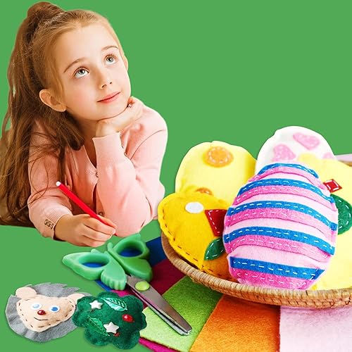 Jtnohx Filzstoff, Weiche Farbig Filz zum Basteln, 1,4mm dick Bastelfilz, 20x30cm Filzplatten für Heimwerker und Nähprojekte (Weiß) - Kaedas