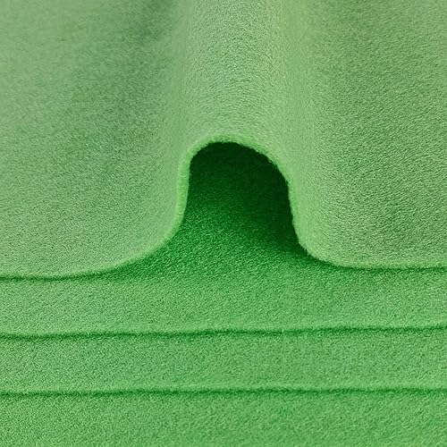 Jtnohx Filzstoff, Weiche Farbig Filz zum Basteln, 1,4mm dick Bastelfilz, 20x30cm Filzplatten für Heimwerker und Nähprojekte (Weiß) - Kaedas