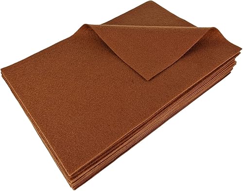 Jtnohx Filzstoff, Weiche Farbig Filz zum Basteln, 1,4mm dick Bastelfilz, 20x30cm Filzplatten für Heimwerker und Nähprojekte (Weiß) - Kaedas