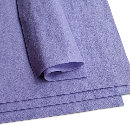 Jtnohx Filzstoff, Weiche Farbig Filz zum Basteln, 1,4mm dick Bastelfilz, 20x30cm Filzplatten für Heimwerker und Nähprojekte (Weiß) - Kaedas